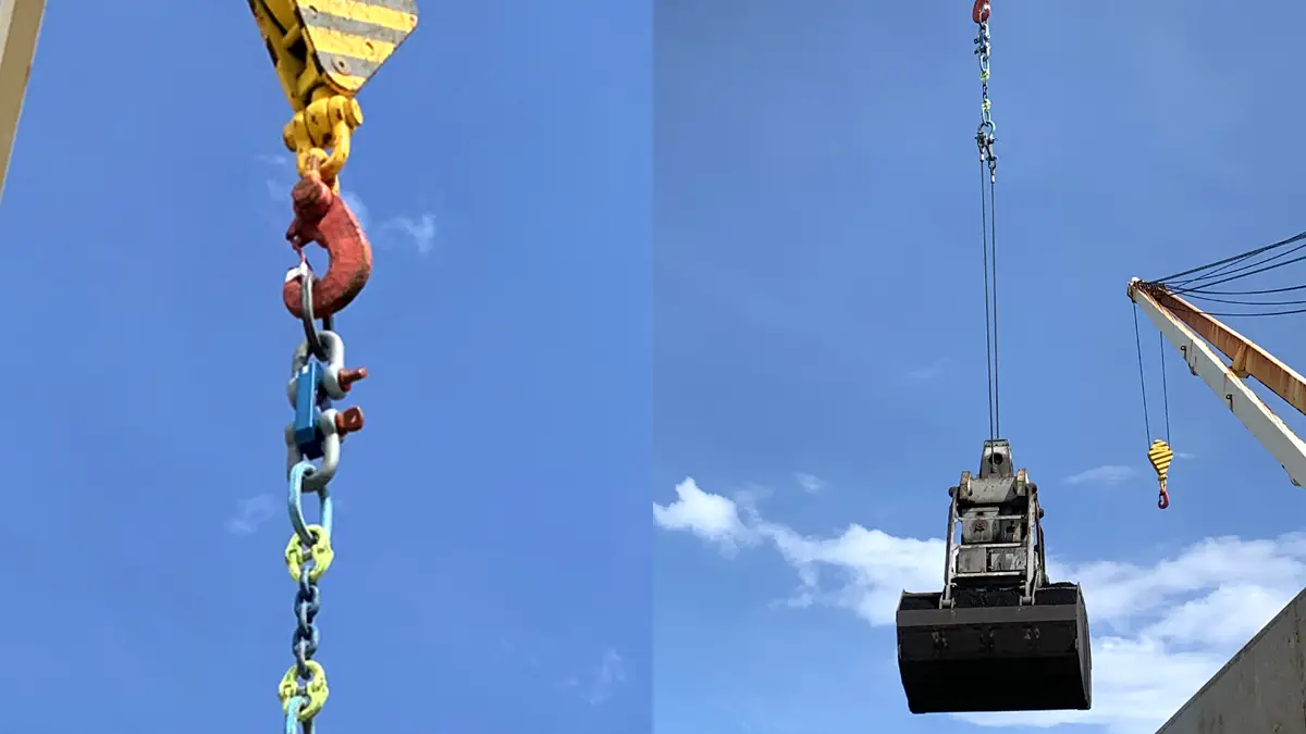 港での荷重測定